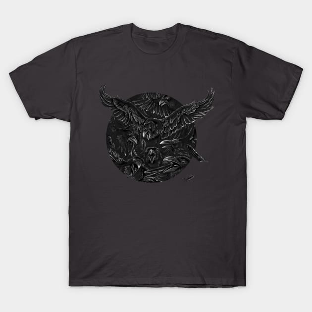 Raven Rage T-Shirt by Lab7115